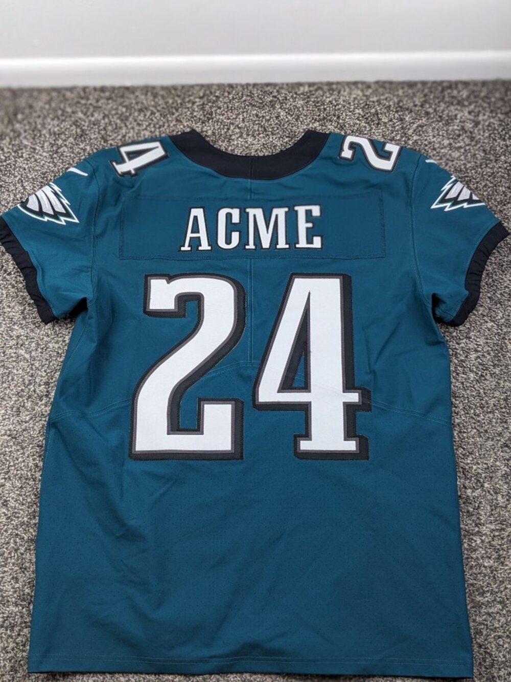 Philadelphia Eagles Jersey Nike Elite Custom #24 On Field Green Mens 44